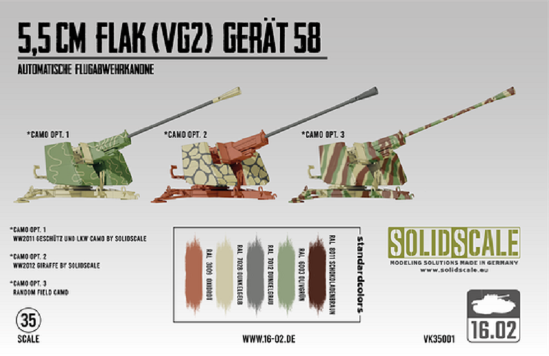 5,5cm Flak (VG2) Gerät 58 Automatische Flugabwehrkanone – Image 2