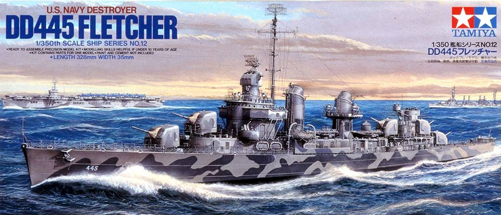 US Navy Destroyer USS Fletcher DD-445