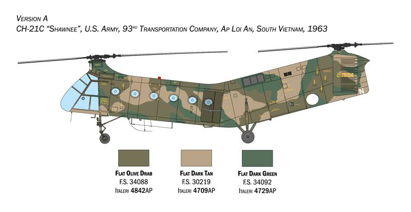 H-21C Flying Banana GunShip – Image 3