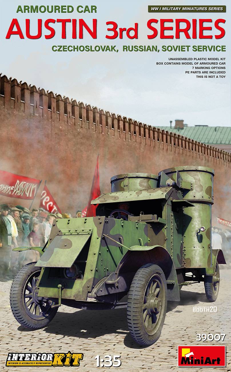 AUSTIN ARMOURED CAR 3rd SERIES: CZECHOSLOVAK, RUSSIAN, SOVIET SERVICE. INTERIOR KIT