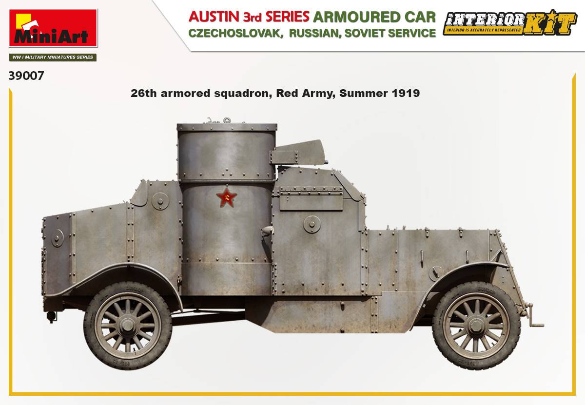AUSTIN ARMOURED CAR 3rd SERIES: CZECHOSLOVAK, RUSSIAN, SOVIET SERVICE. INTERIOR KIT – Image 9