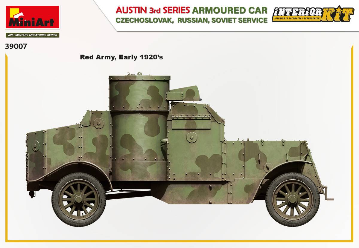 AUSTIN ARMOURED CAR 3rd SERIES: CZECHOSLOVAK, RUSSIAN, SOVIET SERVICE. INTERIOR KIT – Image 11
