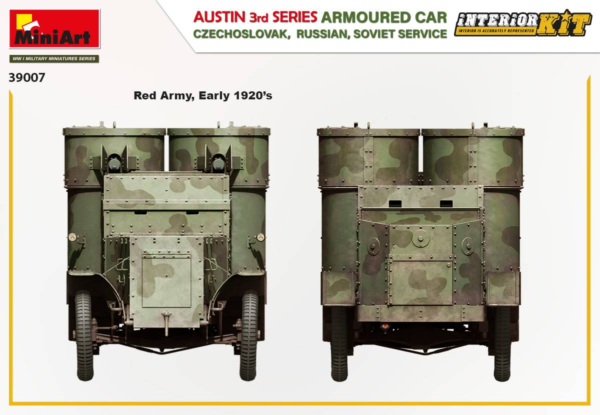 AUSTIN ARMOURED CAR 3rd SERIES: CZECHOSLOVAK, RUSSIAN, SOVIET SERVICE. INTERIOR KIT – Image 12