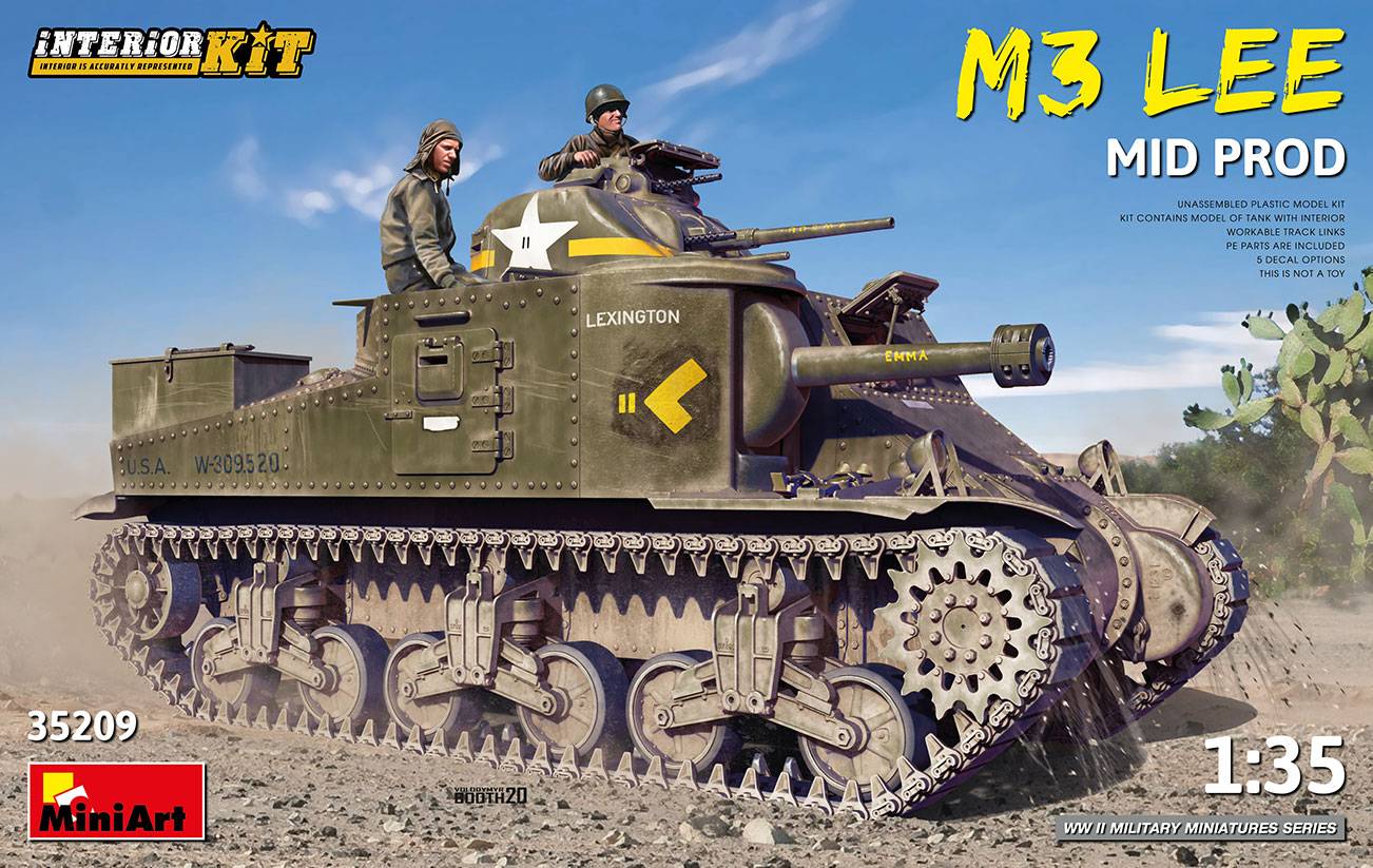 M3 LEE MID PROD. INTERIOR KIT
