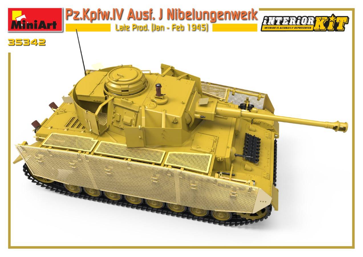 Pz.Kpfw.IV Ausf. J Nibelungenwerk Late Prod. (Jan – Feb 1945) INTERIOR KIT – Image 5