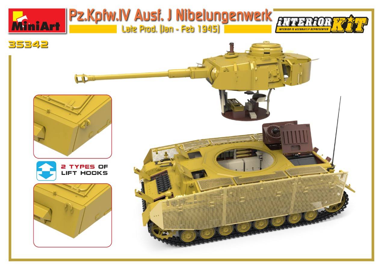 Pz.Kpfw.IV Ausf. J Nibelungenwerk Late Prod. (Jan – Feb 1945) INTERIOR KIT – Image 6