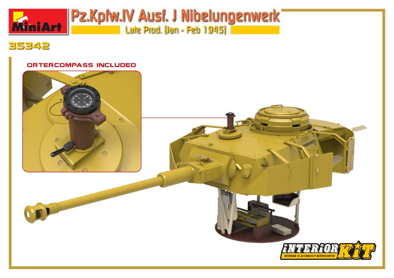 Pz.Kpfw.IV Ausf. J Nibelungenwerk Late Prod. (Jan – Feb 1945) INTERIOR KIT – Image 14