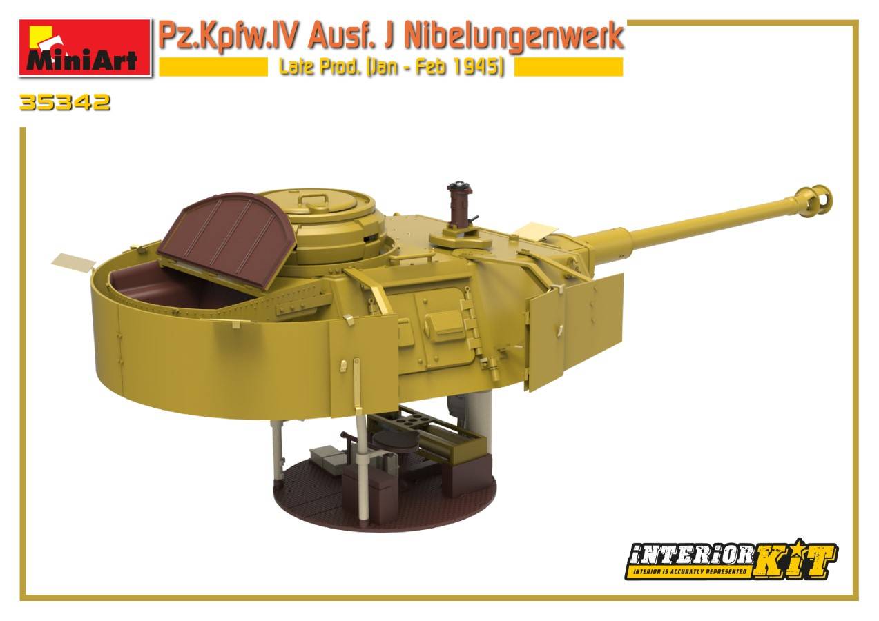 Pz.Kpfw.IV Ausf. J Nibelungenwerk Late Prod. (Jan – Feb 1945) INTERIOR KIT – Image 15