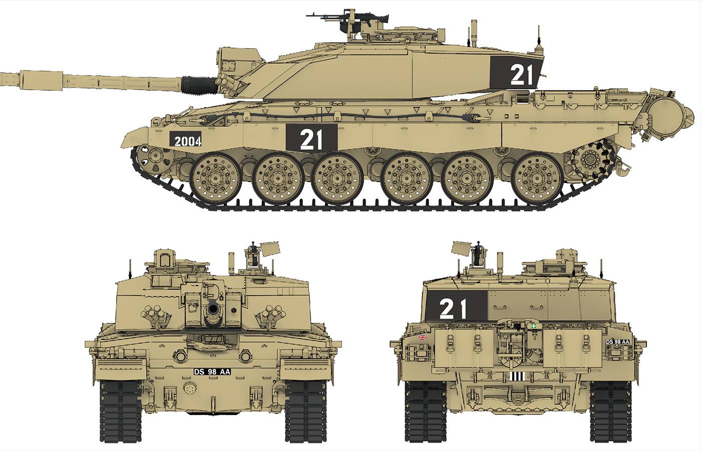 CHALLENGER 2 BRITISH MAIN BATTLE TANK – Image 2