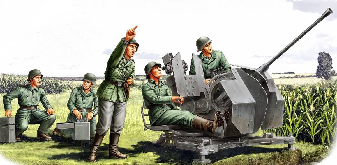 20mm Flak38 Figure Set – Image 2
