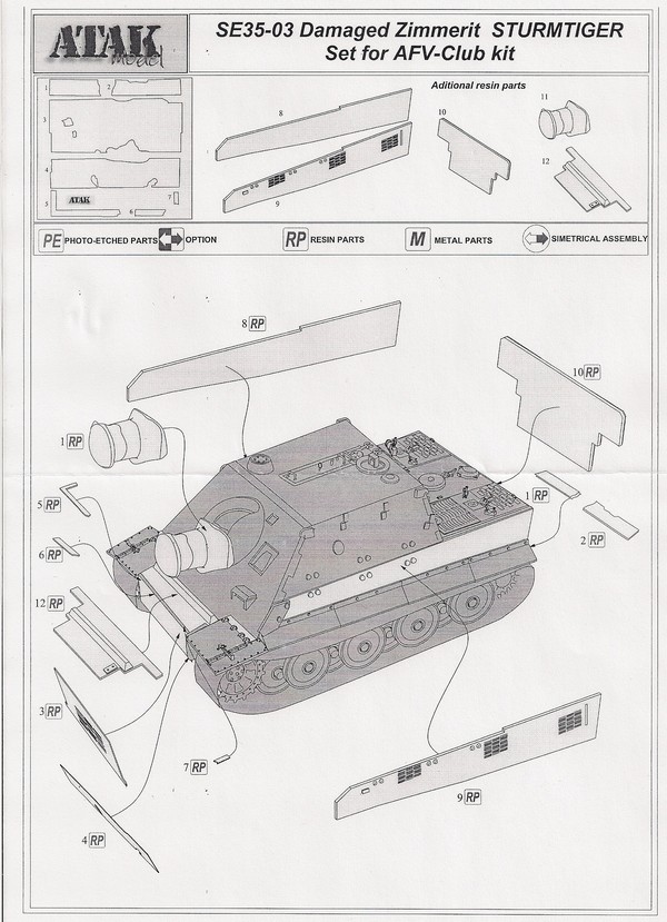 DAMAGED ZIMMERIT STURMTIGER – Image 2