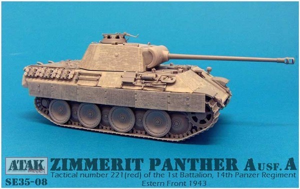 PANTHER Ausf.A Early 1st bat, 14 Panzer Regiment 1943