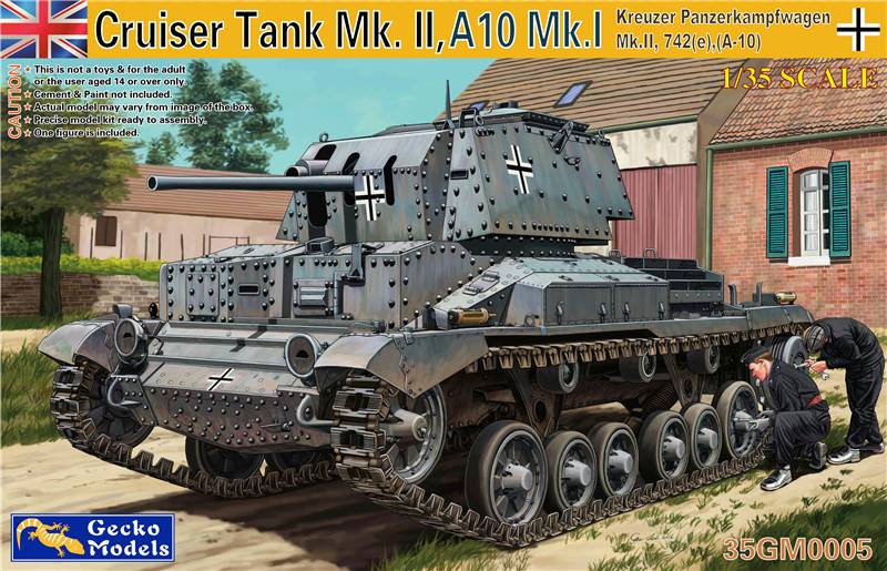Cruiser Tank A10 Mk.I Kreuzer Panzerkampfwagen Mk. II, 742(e), (A-10)
