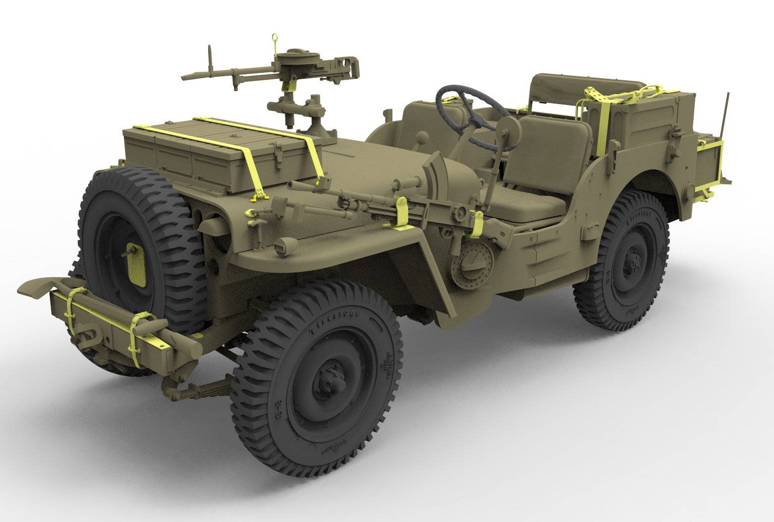 BRITISH RECCE AND SIGNALS LIGHT TRUCK (2 KITS ) with CREWS – Image 2