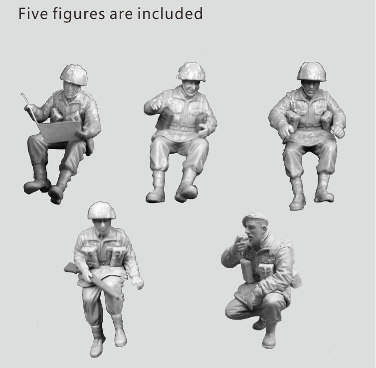 BRITISH RECCE AND SIGNALS LIGHT TRUCK (2 KITS ) with CREWS – Image 13