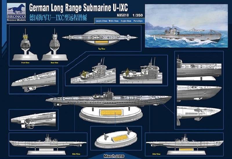 German Long Range Submarine Type U-IXC – Image 2