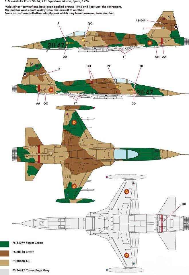 NF-5A/F-5A/SF-5A Freedom Fighter – Image 5