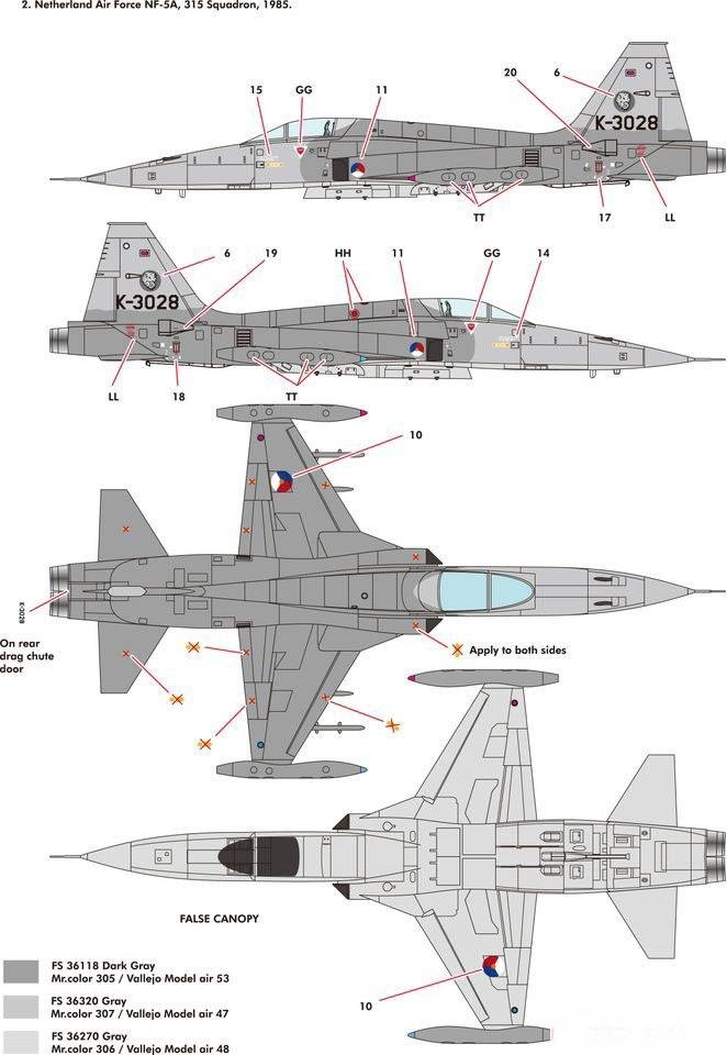 NF-5A/F-5A/SF-5A Freedom Fighter – Image 6