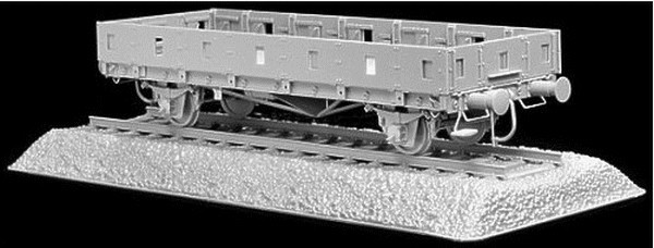 German Railway Flatbed Typ Ommr (2 axle) w/MG crew – Image 2