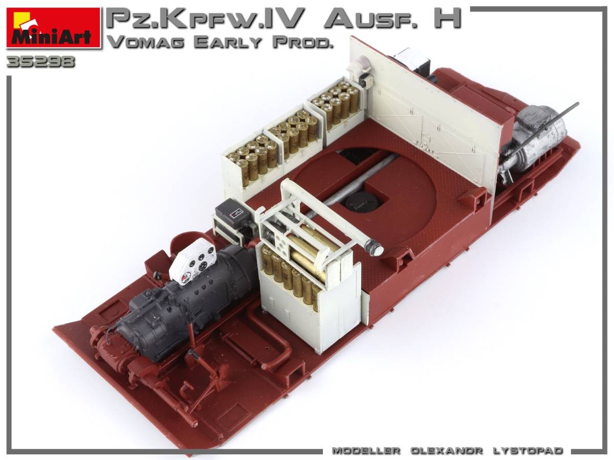 Pz.Kpfw.IV Ausf. H Vomag. EARLY PROD. MAY 1943. INTERIOR KIT – Image 2
