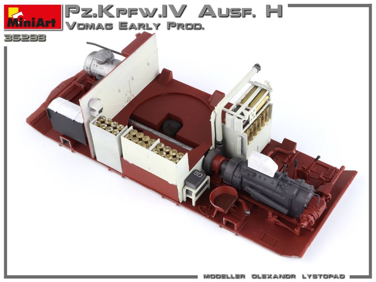 Pz.Kpfw.IV Ausf. H Vomag. EARLY PROD. MAY 1943. INTERIOR KIT – Image 3