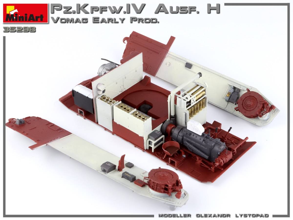 Pz.Kpfw.IV Ausf. H Vomag. EARLY PROD. MAY 1943. INTERIOR KIT – Image 4