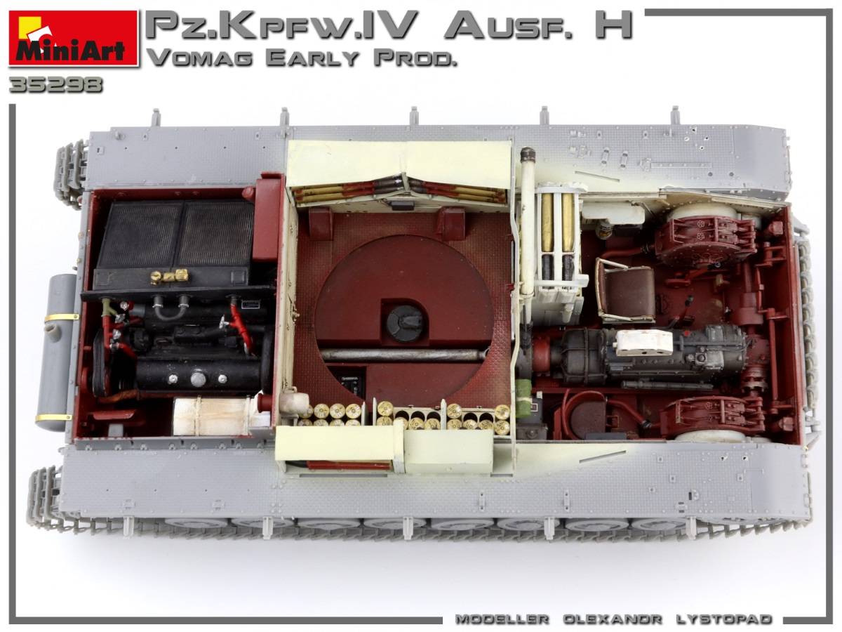 Pz.Kpfw.IV Ausf. H Vomag. EARLY PROD. MAY 1943. INTERIOR KIT – Image 6