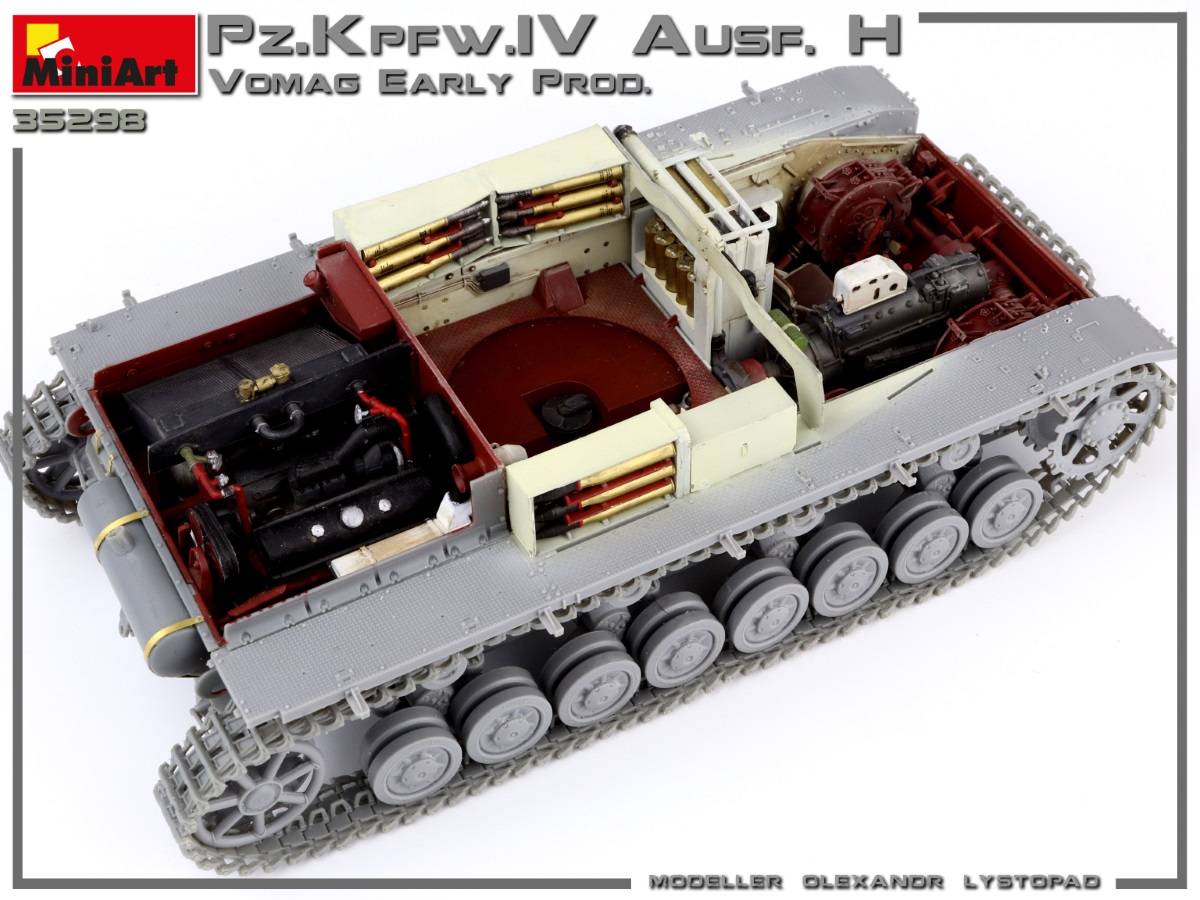 Pz.Kpfw.IV Ausf. H Vomag. EARLY PROD. MAY 1943. INTERIOR KIT – Image 7