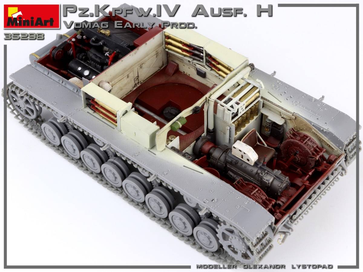 Pz.Kpfw.IV Ausf. H Vomag. EARLY PROD. MAY 1943. INTERIOR KIT – Image 8