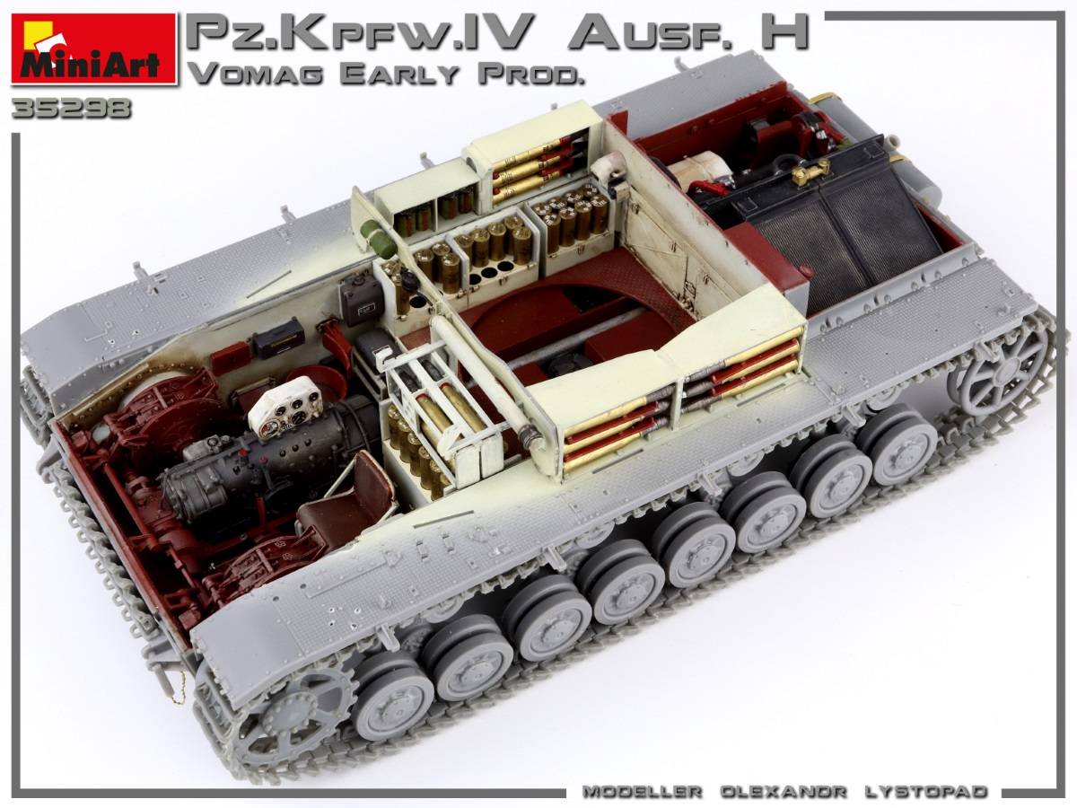 Pz.Kpfw.IV Ausf. H Vomag. EARLY PROD. MAY 1943. INTERIOR KIT – Image 9