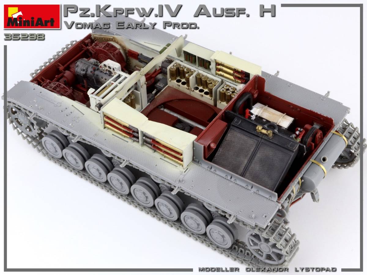 Pz.Kpfw.IV Ausf. H Vomag. EARLY PROD. MAY 1943. INTERIOR KIT – Image 10
