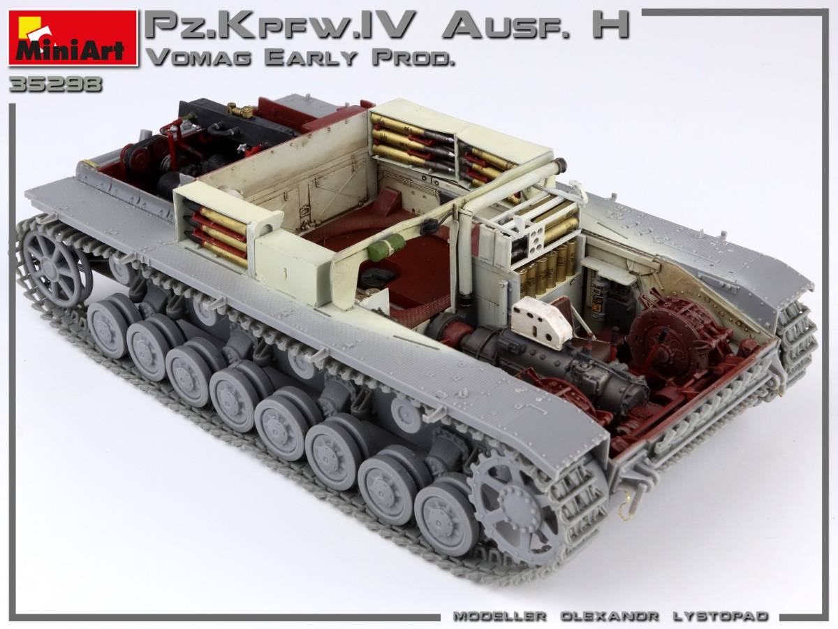 Pz.Kpfw.IV Ausf. H Vomag. EARLY PROD. MAY 1943. INTERIOR KIT – Image 11