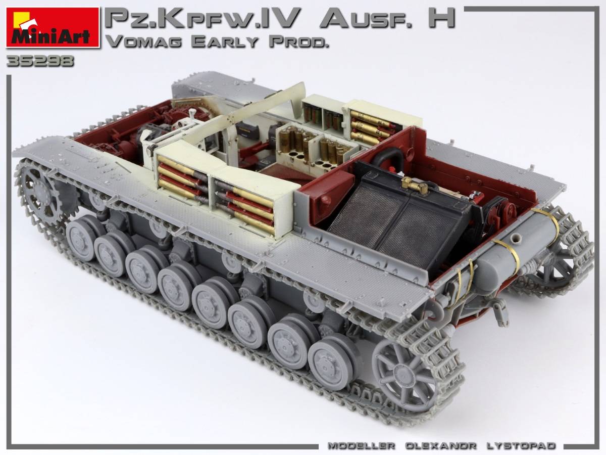 Pz.Kpfw.IV Ausf. H Vomag. EARLY PROD. MAY 1943. INTERIOR KIT – Image 12