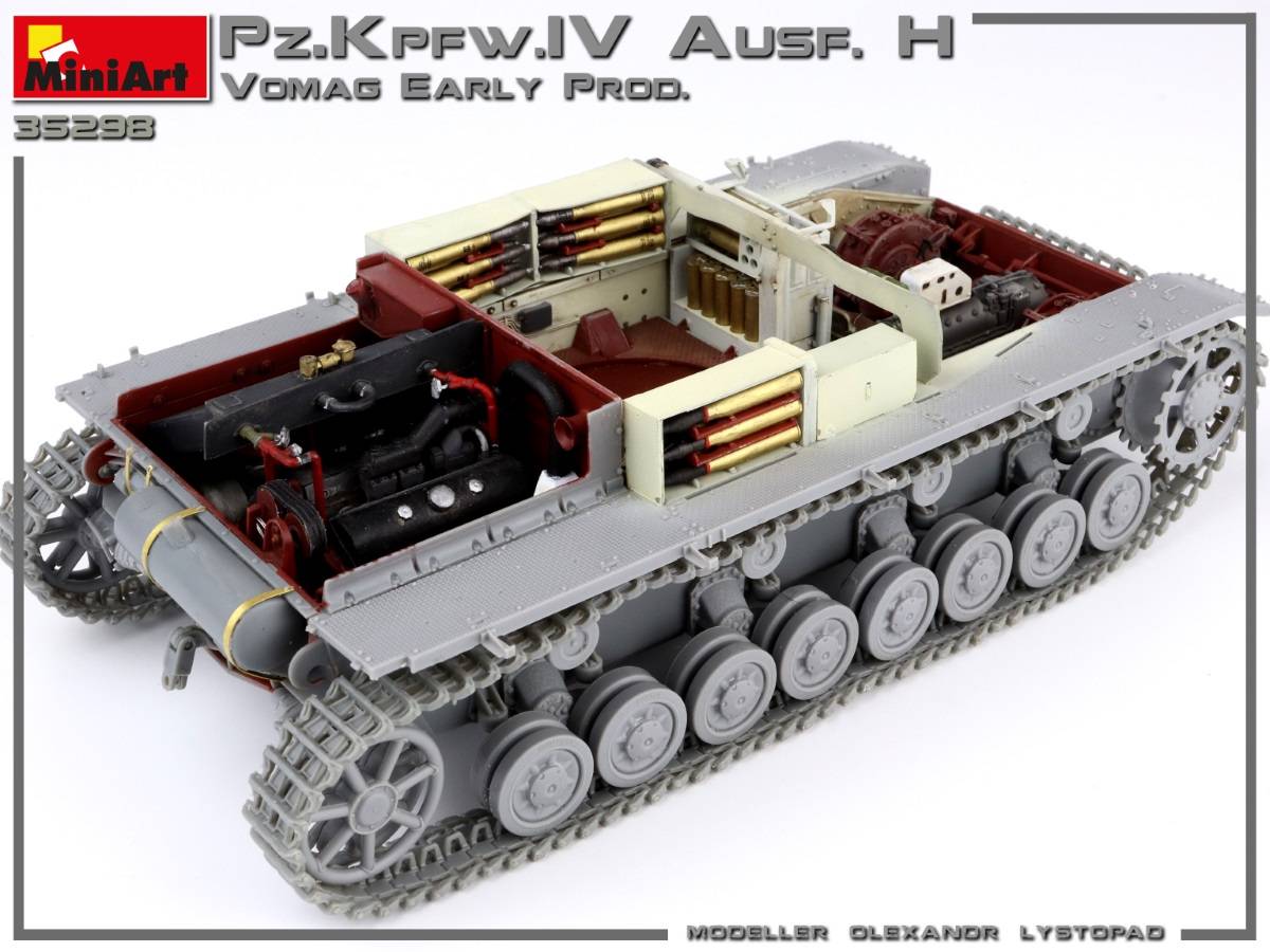 Pz.Kpfw.IV Ausf. H Vomag. EARLY PROD. MAY 1943. INTERIOR KIT – Image 13