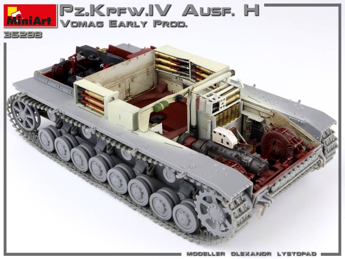Pz.Kpfw.IV Ausf. H Vomag. EARLY PROD. MAY 1943. INTERIOR KIT – Image 14