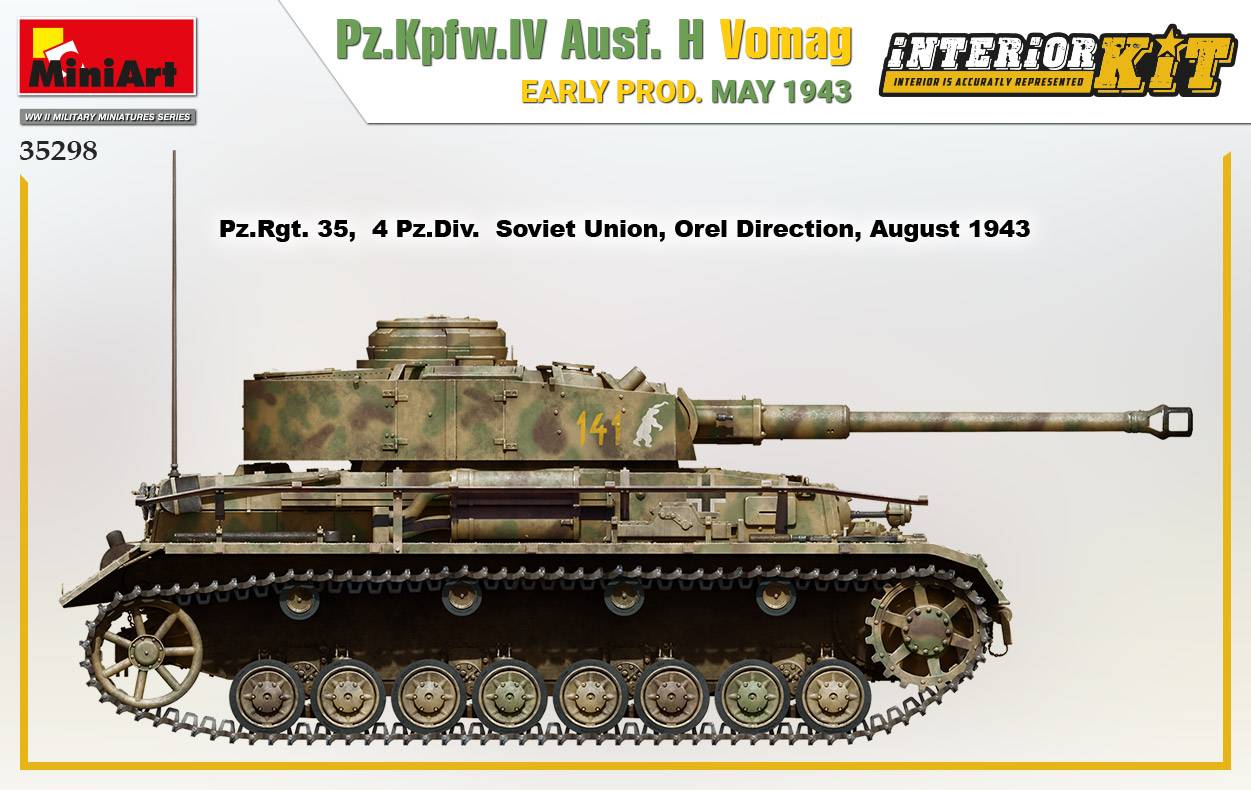 Pz.Kpfw.IV Ausf. H Vomag. EARLY PROD. MAY 1943. INTERIOR KIT – Image 16