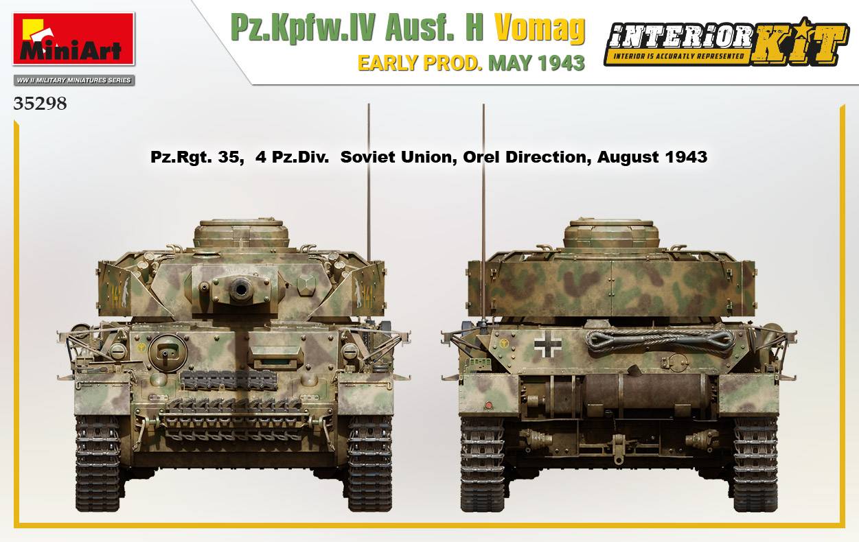 Pz.Kpfw.IV Ausf. H Vomag. EARLY PROD. MAY 1943. INTERIOR KIT – Image 17