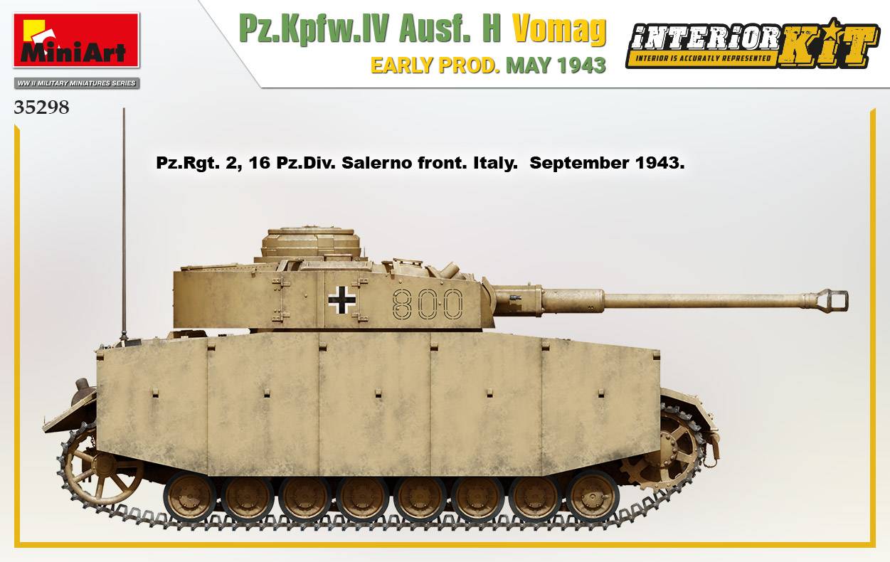 Pz.Kpfw.IV Ausf. H Vomag. EARLY PROD. MAY 1943. INTERIOR KIT – Image 18