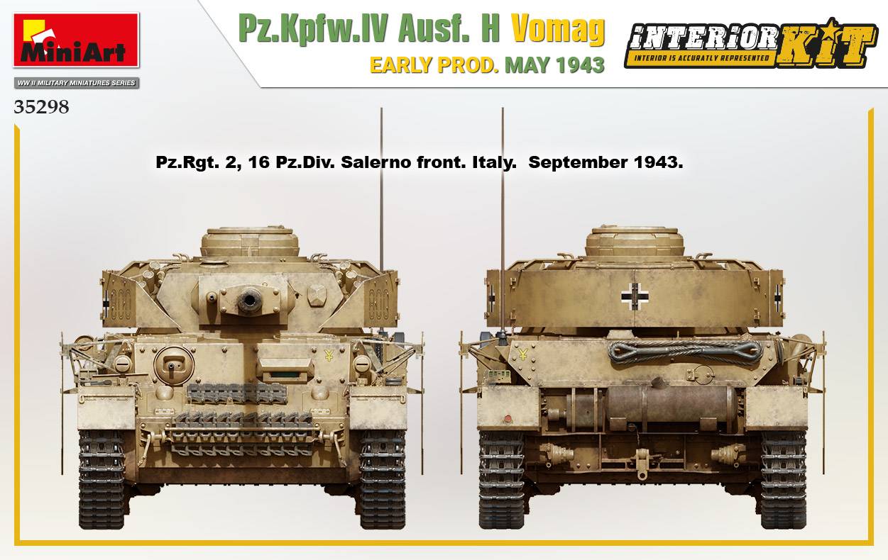 Pz.Kpfw.IV Ausf. H Vomag. EARLY PROD. MAY 1943. INTERIOR KIT – Image 19