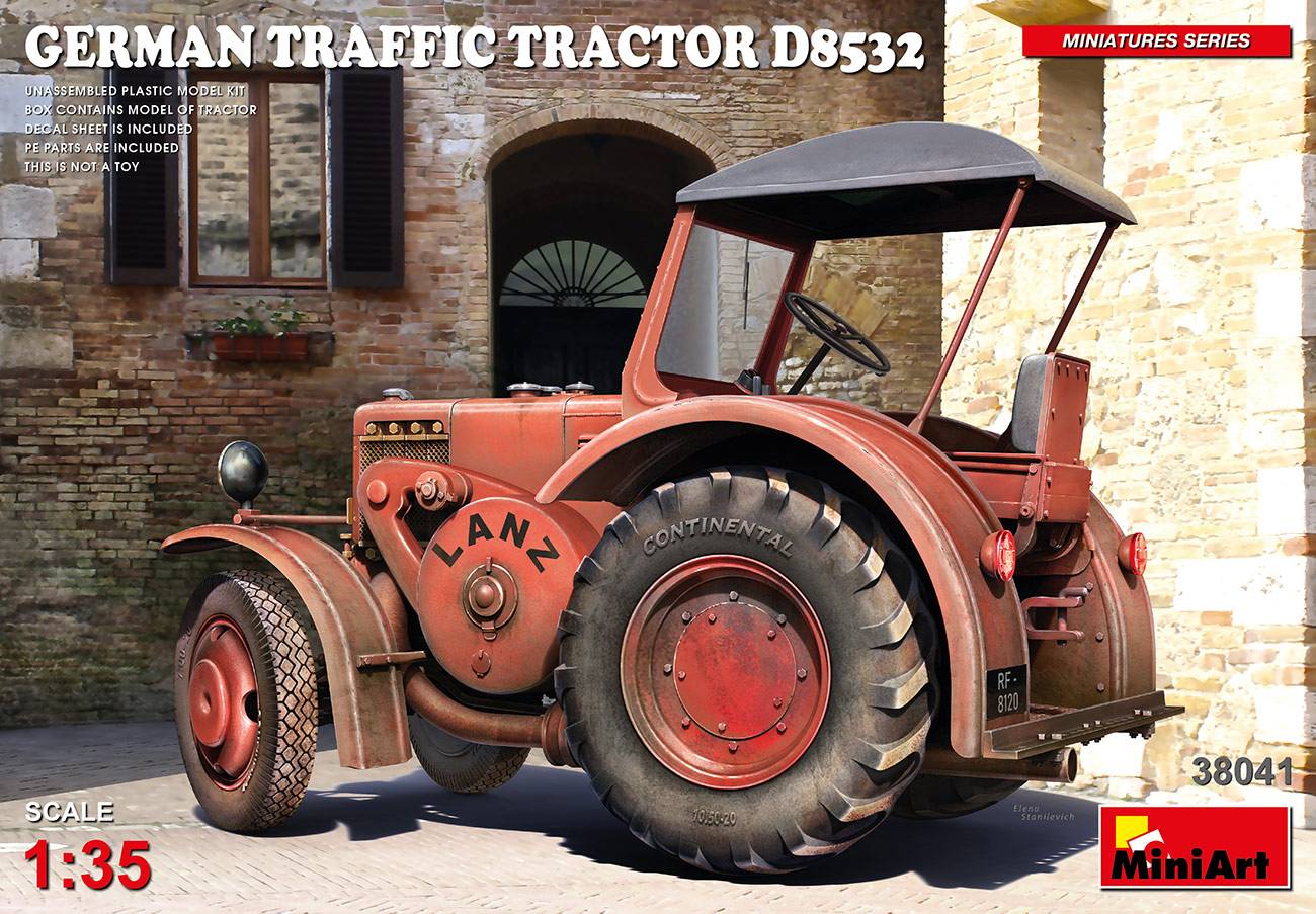 GERMAN TRAFFIC TRACTOR D8532