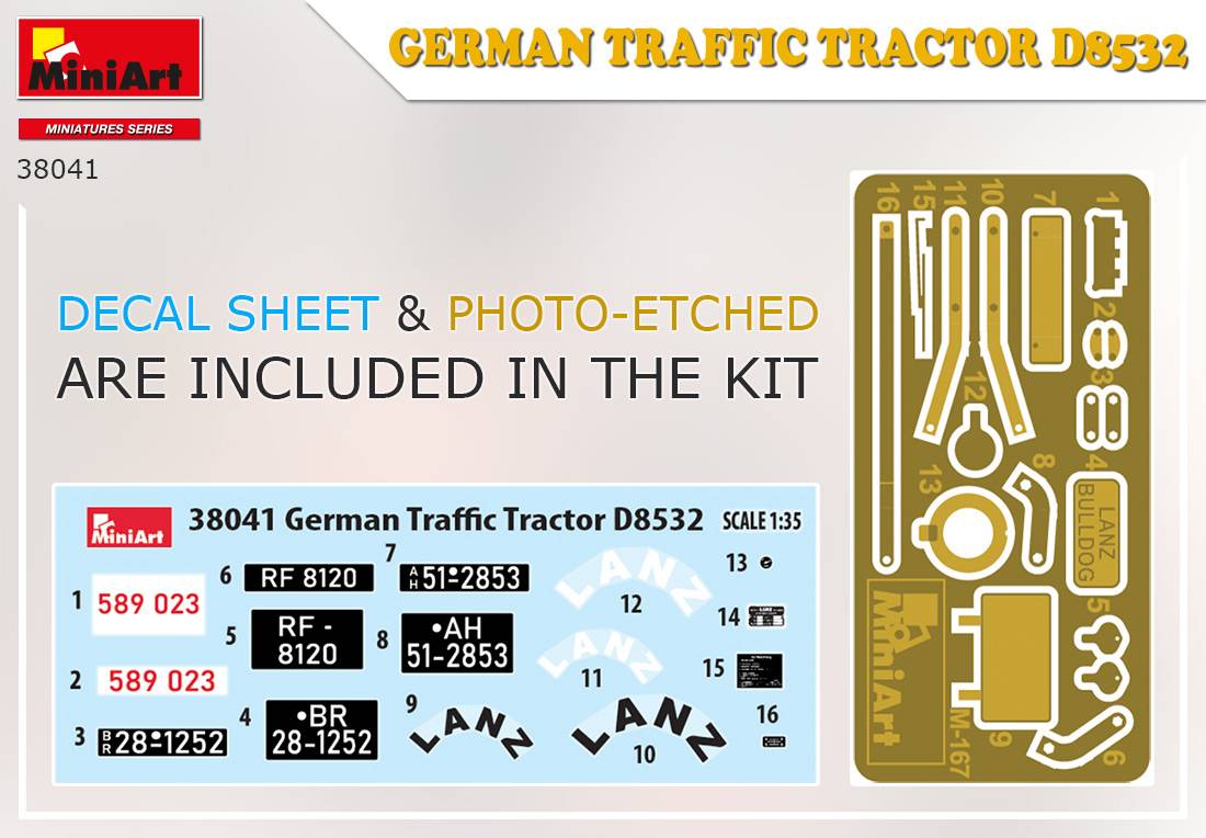 GERMAN TRAFFIC TRACTOR D8532 – Image 3