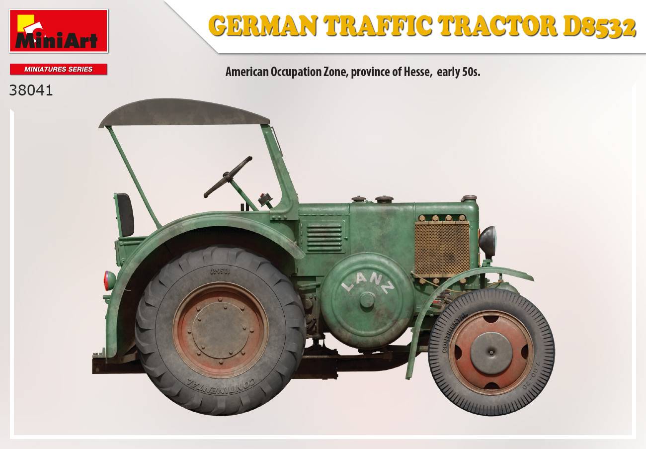 GERMAN TRAFFIC TRACTOR D8532 – Image 4