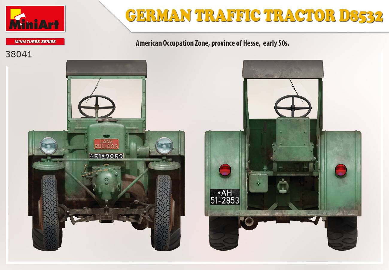 GERMAN TRAFFIC TRACTOR D8532 – Image 5