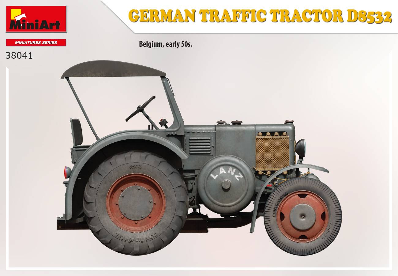 GERMAN TRAFFIC TRACTOR D8532 – Image 6
