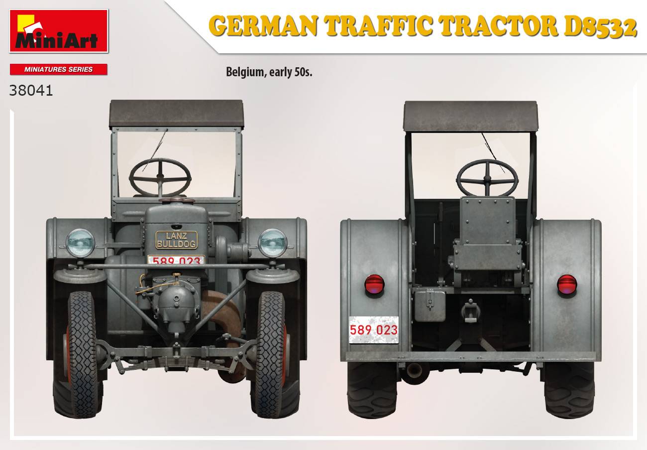 GERMAN TRAFFIC TRACTOR D8532 – Image 7