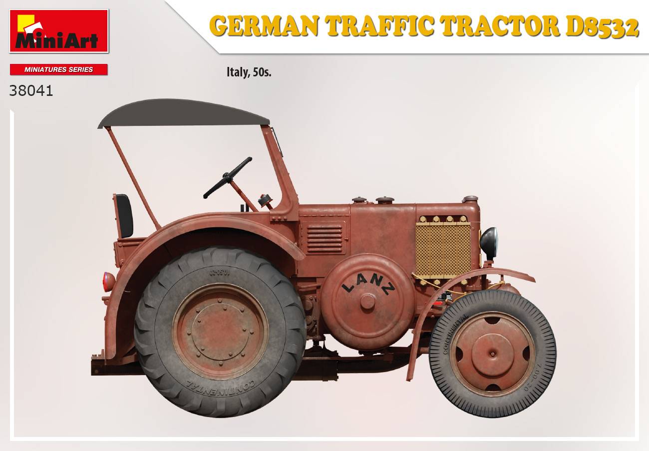 GERMAN TRAFFIC TRACTOR D8532 – Image 8