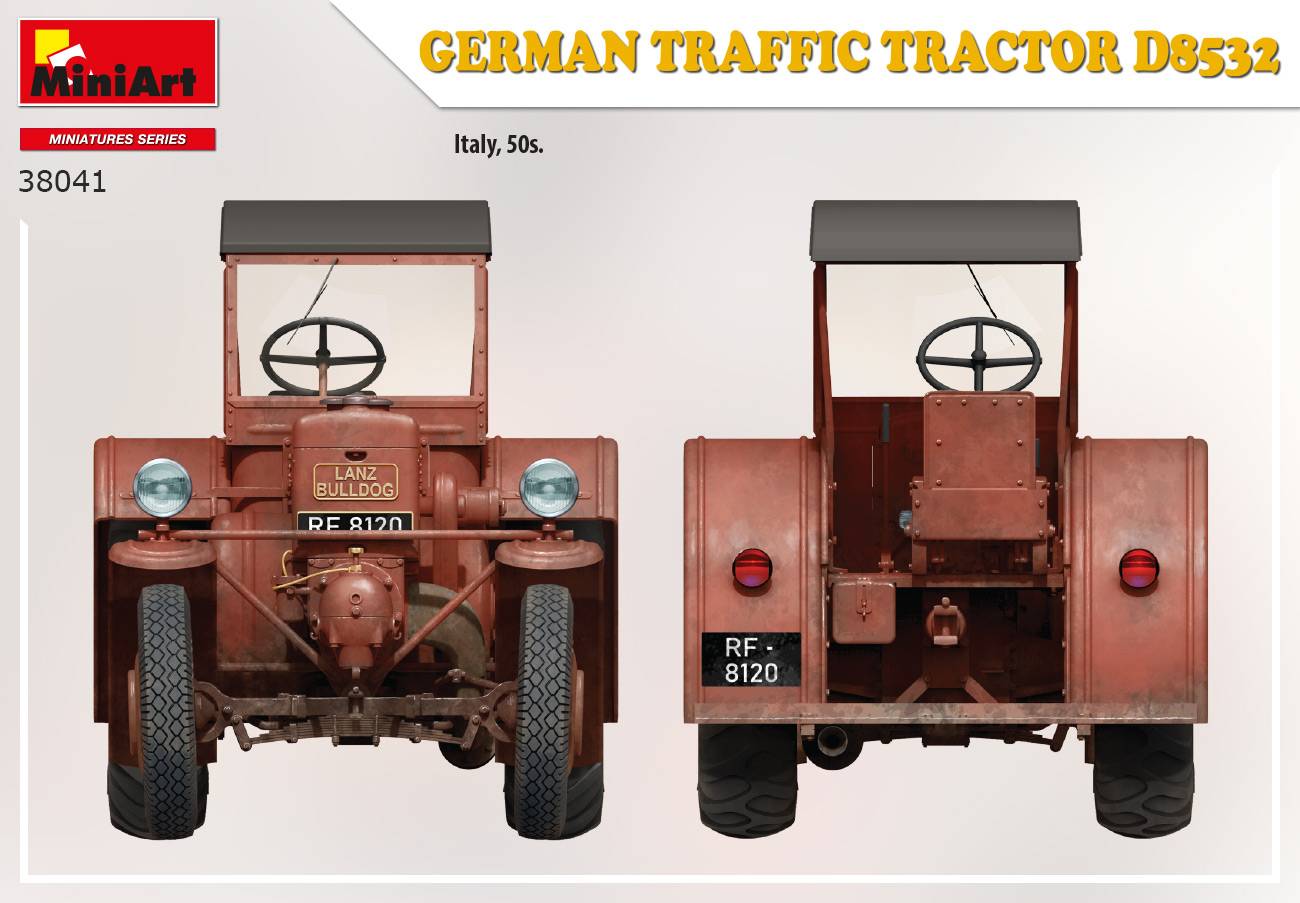 GERMAN TRAFFIC TRACTOR D8532 – Image 9