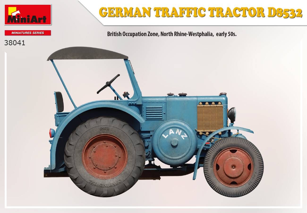 GERMAN TRAFFIC TRACTOR D8532 – Image 10