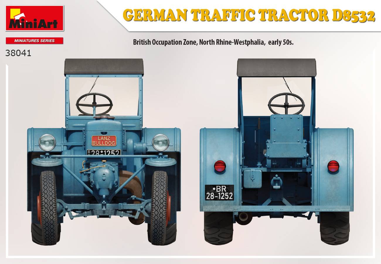 GERMAN TRAFFIC TRACTOR D8532 – Image 11
