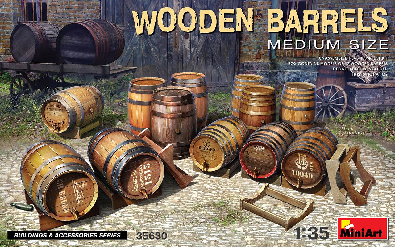 Fûts en bois. TAILLE MOYENNE - WOODEN BARRELS MEDIUM SIZE